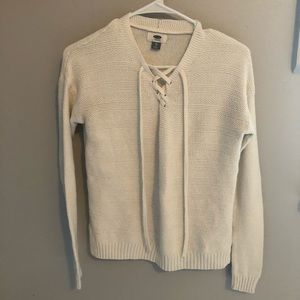 White/Cream Sweater - Old Navy - XS